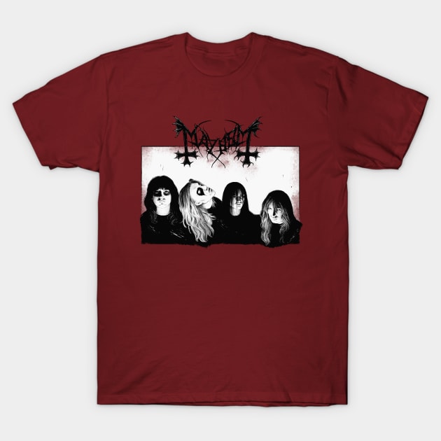 mayhem band T-Shirt by shipovik